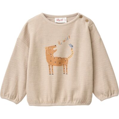 People Wear Organic Sweat-Pullover dunkelsand Gr. 74/80 People Wear Organic Sweat-Pullover dunkelsand Gr. 74/80