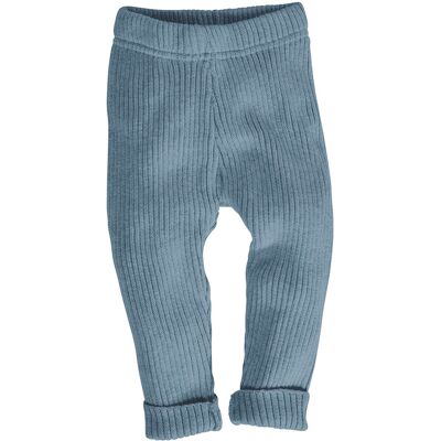 HANS NATUR Baby und Kinder Leggings Bio-Baumwolle Strick blau Gr.86/92 HANS NATUR Baby und Kinder Leggings Bio-Baumwolle Strick blau Gr.86/92