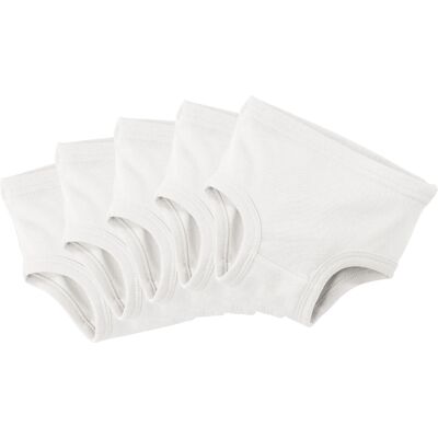 HANS NATUR Baby und Kinder Slip Bio-Baumwolle 5er Set off white Gr. 74/80 HANS NATUR Baby und Kinder Slip Bio-Baumwolle 5er Set off white Gr. 74/80