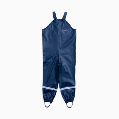 BMS Kinder Buddelhose Regenhose mit Latz Räuberwald SoftSkin marine Gr.128 BMS Kinder Buddelhose Regenhose mit Latz Räuberwald SoftSkin marine Gr.128