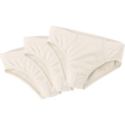 HANS NATUR Jungen Slip Bio-Baumwolle 3er Set "pure basic" Gr.110/116 HANS NATUR Jungen Slip Bio-Baumwolle 3er Set "pure basic" Gr.110/116