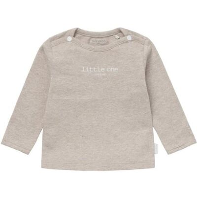 Noppies Langarmshirt Hester taupe melange Gr. 56 Noppies Langarmshirt Hester taupe melange Gr. 56