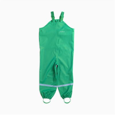 BMS Kinder Buddelhose Regenhose mit Latz Räuberwald SoftSkin grün Gr.110 BMS Kinder Buddelhose Regenhose mit Latz Räuberwald SoftSkin grün Gr.110