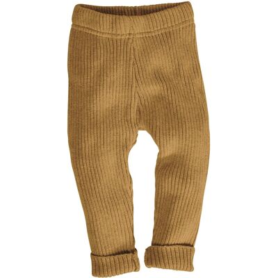 HANS NATUR Baby und Kinder Leggings Bio-Baumwolle Strick curry Gr.110/116 HANS NATUR Baby und Kinder Leggings Bio-Baumwolle Strick curry Gr.110/116
