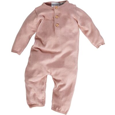 HANS NATUR Baby Overall Baumwolle Strick rose Gr.74/80 HANS NATUR Baby Overall Baumwolle Strick rose Gr.74/80