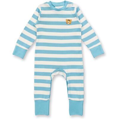 Sense Organics Baby und Kinder Schlafanzug mit Umschlagbündchen aqua Gr. 62/68 (3-6 Monate) Sense Organics Baby und Kinder Schlafanzug mit Umschlagbündchen aqua Gr. 62/68 (3-6 Monate)