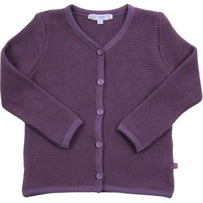 Enfant Terrible Kinder Strickjacke Bio-Baumwolle plum Gr. 116 Enfant Terrible Kinder Strickjacke Bio-Baumwolle plum Gr. 116