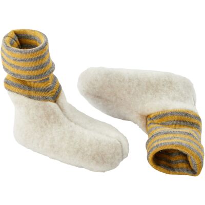 Pickapooh Babyschuhe Krabbelschuhe Bio-Schurwoll-Fleece natur Gr. 1 (0-3 Monate), 16-18 Pickapooh Babyschuhe Krabbelschuhe Bio-Schurwoll-Fleece natur Gr. 1 (0-3 Monate), 16-18