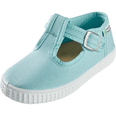 Natural World Kinder Schuhe Ballerinas mit Riemchen und Druckknopf opal Gr.24 Natural World Kinder Schuhe Ballerinas mit Riemchen und Druckknopf opal Gr.24