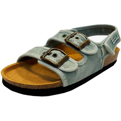 Natural World Kinder Sandalen Bio-Baumwolle aqua Gr.29 Natural World Kinder Sandalen Bio-Baumwolle aqua Gr.29