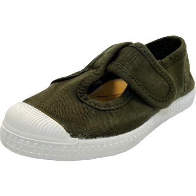 Natural World Kinder Schuhe mit Klettverschluss khaki Gr.26 Natural World Kinder Schuhe mit Klettverschluss khaki Gr.26
