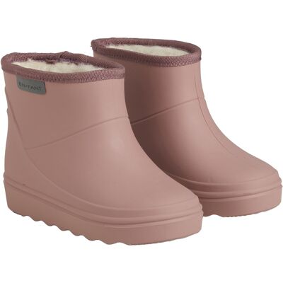 En Fant Kinder Gummistiefel mit kurzem Schaft und Schurwollfell, old rose Gr.24 En Fant Kinder Gummistiefel mit kurzem Schaft und Schurwollfell, old rose Gr.24