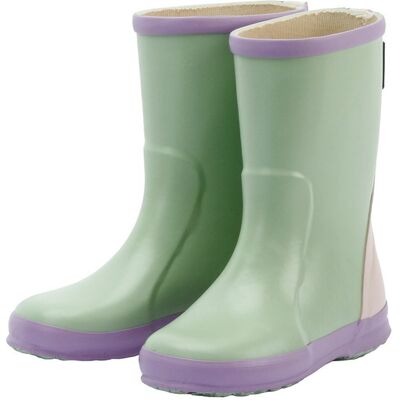 Grand Step Shoes Kinder Gummistiefel "Beppo" Naturkautschuk mint-lila Gr.24 Grand Step Shoes Kinder Gummistiefel "Beppo" Naturkautschuk mint-lila Gr.24
