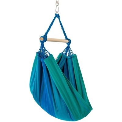 HängemattenGlück Anjo Kinderhängesitz azur 80 x 120 cm Tuchfläche HängemattenGlück Anjo Kinderhängesitz azur 80 x 120 cm Tuchfläche