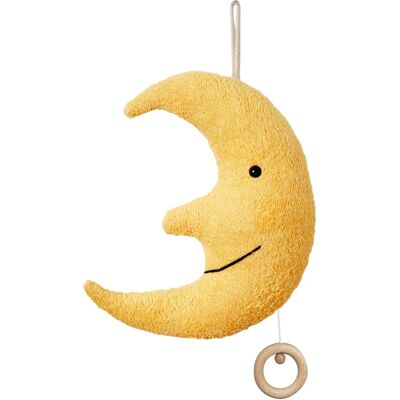 Efie Spieluhr Mond Bio Baumwolle, Füllung 100% Bio Schurwolle Maße 24 x 20 cm Efie Spieluhr Mond Bio Baumwolle, Füllung 100% Bio Schurwolle Maße 24 x 20 cm