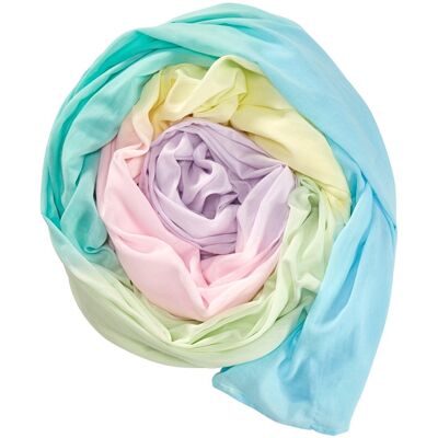 HANS NATUR Spieltuch Bio-Baumwolle, 115 x 280 cm Regenbogen pastell HANS NATUR Spieltuch Bio-Baumwolle, 115 x 280 cm Regenbogen pastell