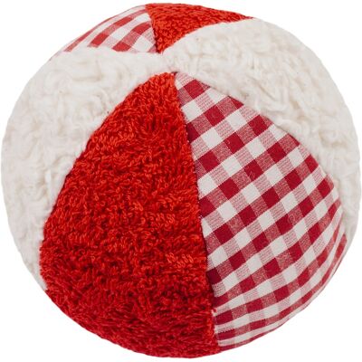 Efie Rassel Ball Durchmesser 12 cm rot Efie Rassel Ball Durchmesser 12 cm rot