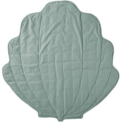 HANS NATUR Krabbeldecke Bio-Baumwolle Muschel dusty green Maße 90 x 90 cm HANS NATUR Krabbeldecke Bio-Baumwolle Muschel dusty green Maße 90 x 90 cm