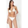 Trendyol Collection Ecrufarbenes, Dreieckig Gebundenes Strick-bikini-set Für Die Brautmode für Damen - 34