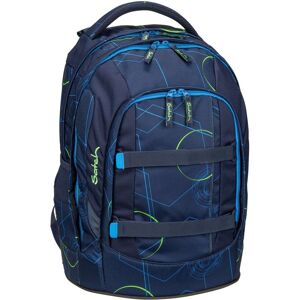 satch Schulrucksack Blau Unifarben - One Size