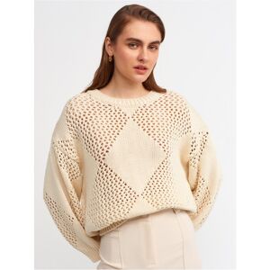 Dilvin Pullover Beige Regular Fit für Damen - One Size