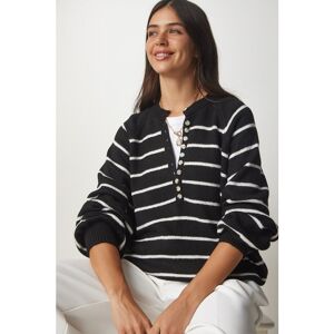 Happiness İstanbul Pullover Schwarz Regular Fit für Damen - One Size