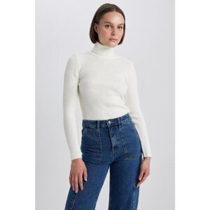 DeFacto Rollkragenpullover Mit Schmaler Passform für Damen - M