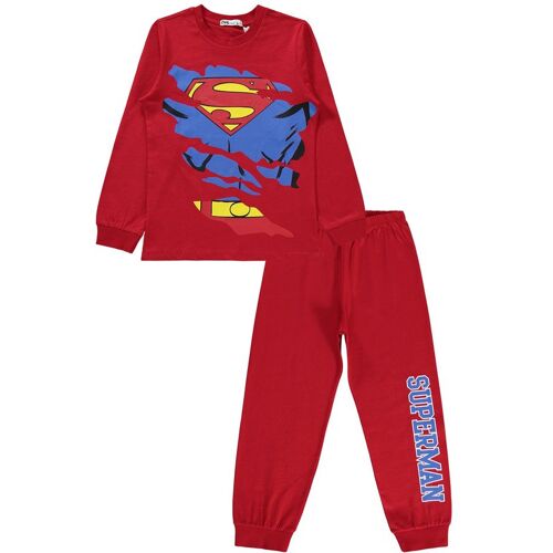 Superman Superman Jungen-pyjama-set, 10–13 Jahre, Rot für Herren - 10 Jahre