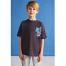 GRIMELANGE T-shirt Lila Relaxed Fit für Herren - 9–10 Jahre