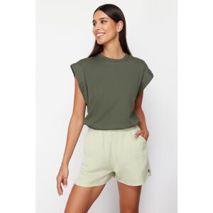 Trendyol Collection Mintgrüne Shorts Und Bermudas Aus 100 % Tencel™ für Damen - 40
