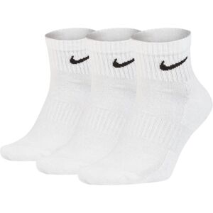 Nike Unisex 3er Pack Sportsocken Everyday, Cotton Cushioned Ankle, Einfarbig - 38–42