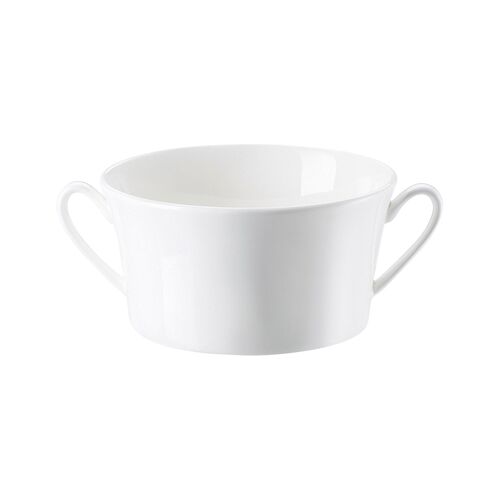 Rosenthal Suppen-obertasse, Bone China, Weiss, Jade Bone China, Weiss