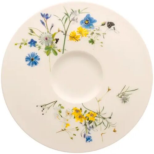 Rosenthal Suppen-untertasse, Bone China, Blau, Brillance Bone China, Fleurs Des Alpes