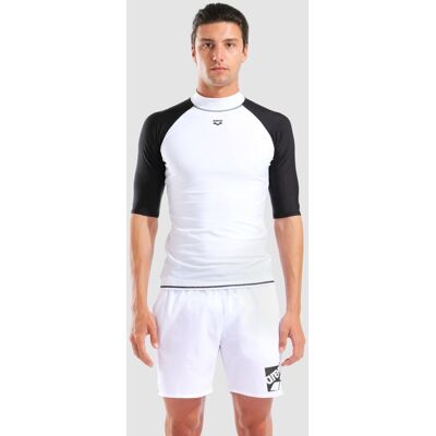 arena UV-Schutz Shirt / Rash Guard - Herren - white-black - male - white-black - XL arena UV-Schutz Shirt / Rash Guard - Herren - white-black - male - white-black - XL