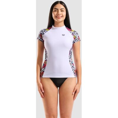 arena UV-Schutz Shirt / Rash Guard - Damen - white-graffiti - female - white-graffiti - M arena UV-Schutz Shirt / Rash Guard - Damen - white-graffiti - female - white-graffiti - M