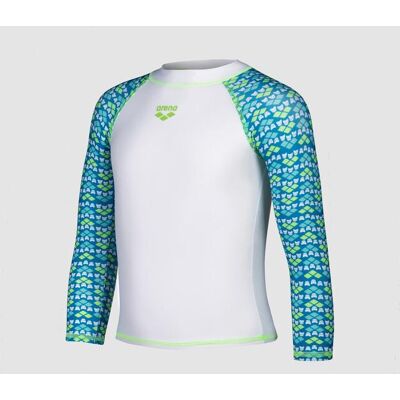 arena UV-Schutz Shirt / Rash Guard - Unisex - white-multi green - unisex - white-multi green - 92 arena UV-Schutz Shirt / Rash Guard - Unisex - white-multi green - unisex - white-multi green - 92