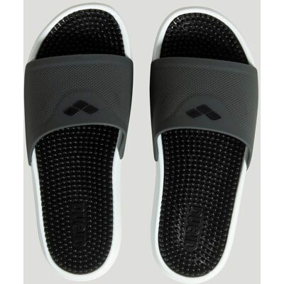 arena Badeschlappen / Slides - Unisex - dark_grey-black-white - unisex - dark_grey-black-white - 43 arena Badeschlappen / Slides - Unisex - dark_grey-black-white - unisex - dark_grey-black-white - 43