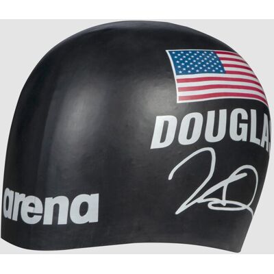 Arena - Moulded Athletes Signature Douglass - Silikon - 3D-Design - Unterschriften - Schwimmkappe Arena - Moulded Athletes Signature Douglass - Silikon - 3D-Design - Unterschriften - Schwimmkappe