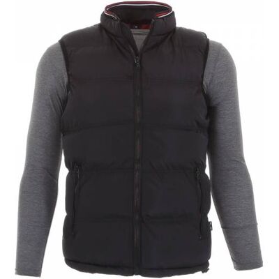 Ital-Design Weste für Herren in Schwarz und Rot Ital-Design Weste für Herren in Schwarz und Rot