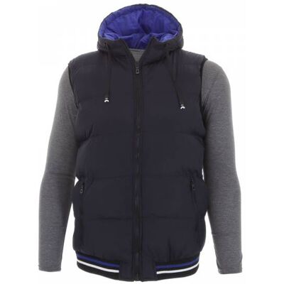 Ital-Design Weste für Herren in Dunkelblau und Blau Ital-Design Weste für Herren in Dunkelblau und Blau