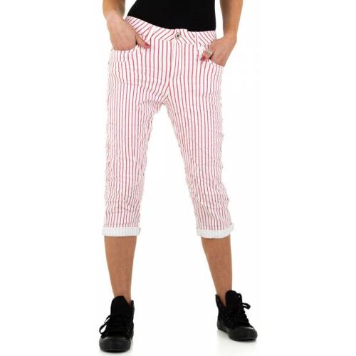 Ital-Design Jeansshorts für Damen in Rot