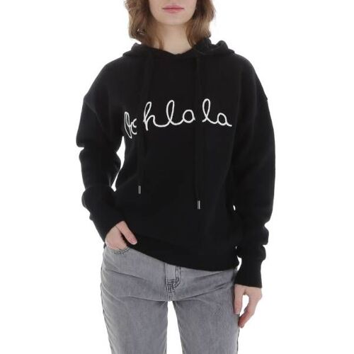 Ital-Design Strickpullover für Damen in Schwarz