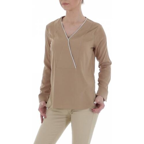 Ital-Design Bluse für Damen in Hellbraun