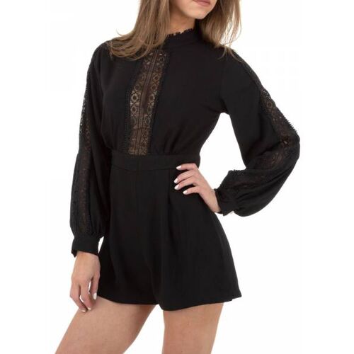 Ital-Design Kurzer Jumpsuit für Damen in Schwarz