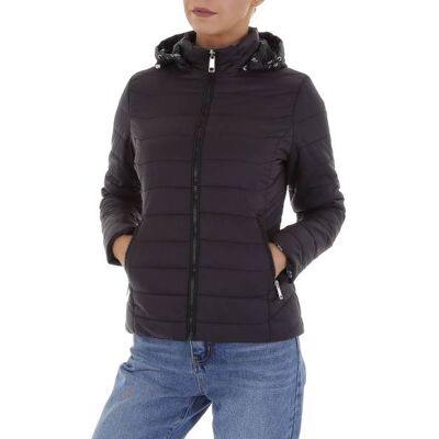 Ital-Design Übergangsjacke für Damen in Schwarz Ital-Design Übergangsjacke für Damen in Schwarz
