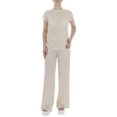 Ital-Design Zweiteiler für Damen in Beige Ital-Design Zweiteiler für Damen in Beige