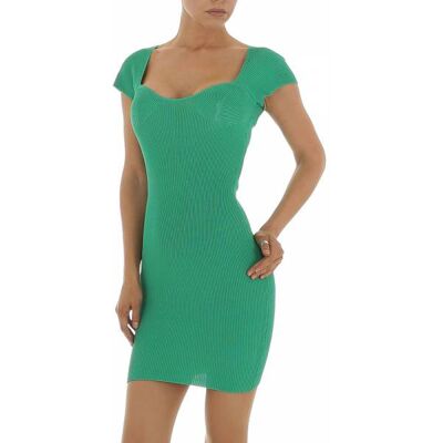 Ital-Design Strickkleid für Damen in Grün Ital-Design Strickkleid für Damen in Grün