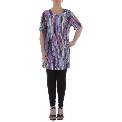 Ital-Design T-Shirt für Damen in Violett Ital-Design T-Shirt für Damen in Violett