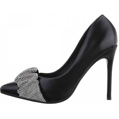 Ital-Design High Heel Pumps für Damen in Schwarz