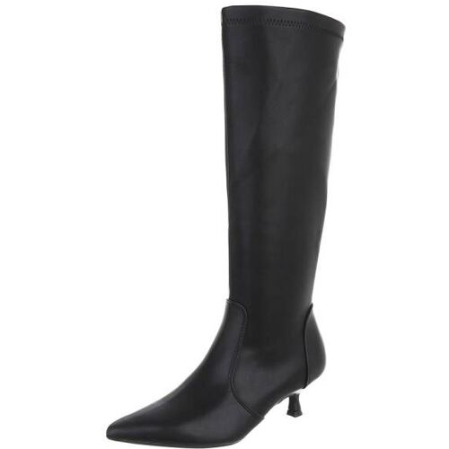 Ital-Design Klassische Stiefel für Damen in Schwarz